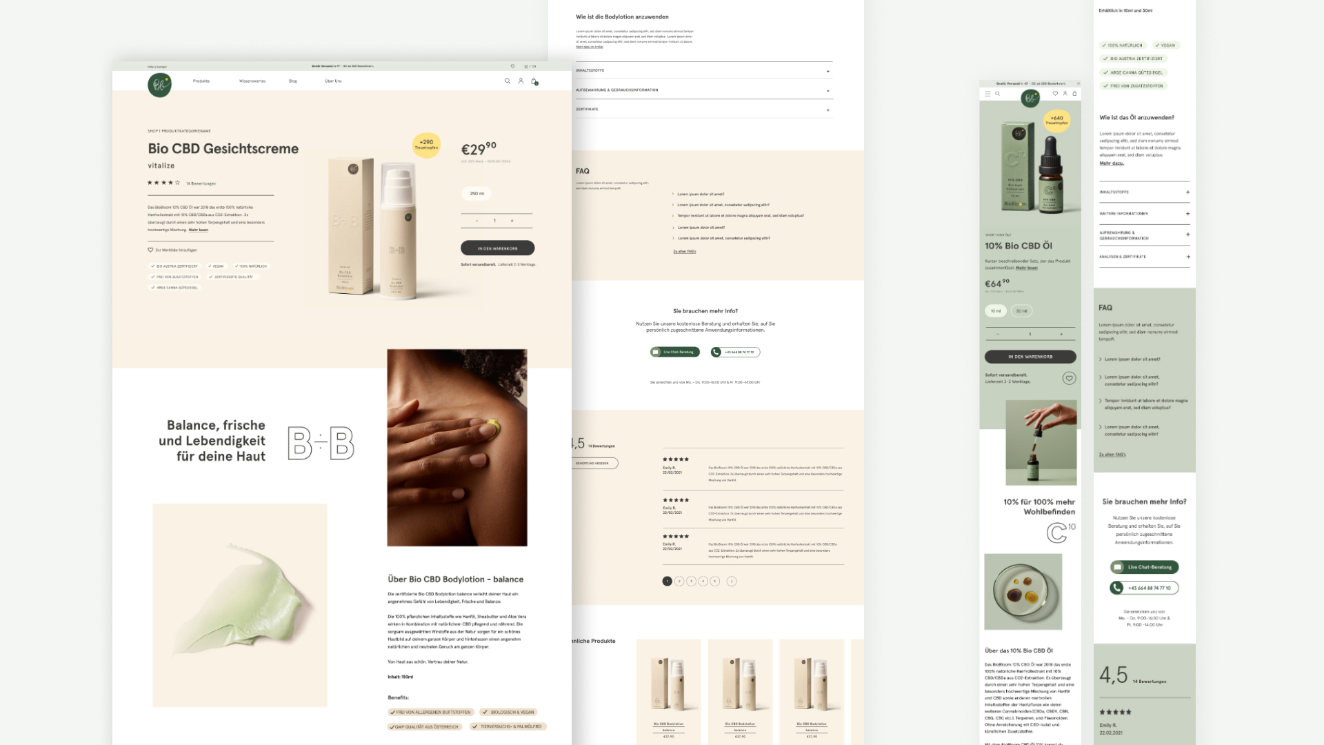 Biobloom product detail design