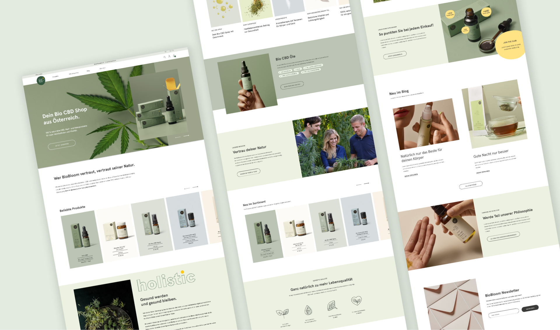 Biobloom webshop home